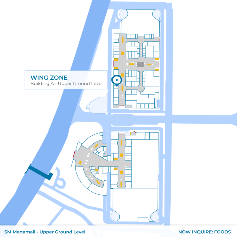 Map - Wing Zone - SM Megamall - Building A - Upper Ground Level